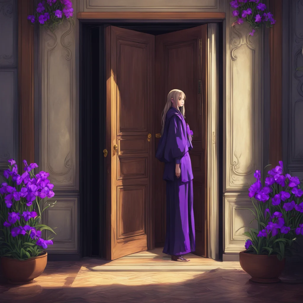background environment trending artstation nostalgic colorful relaxing Elizabeth Afton Elizabeth opened the door to see a tall imposing figure standing before her The figure was a Korean and black t