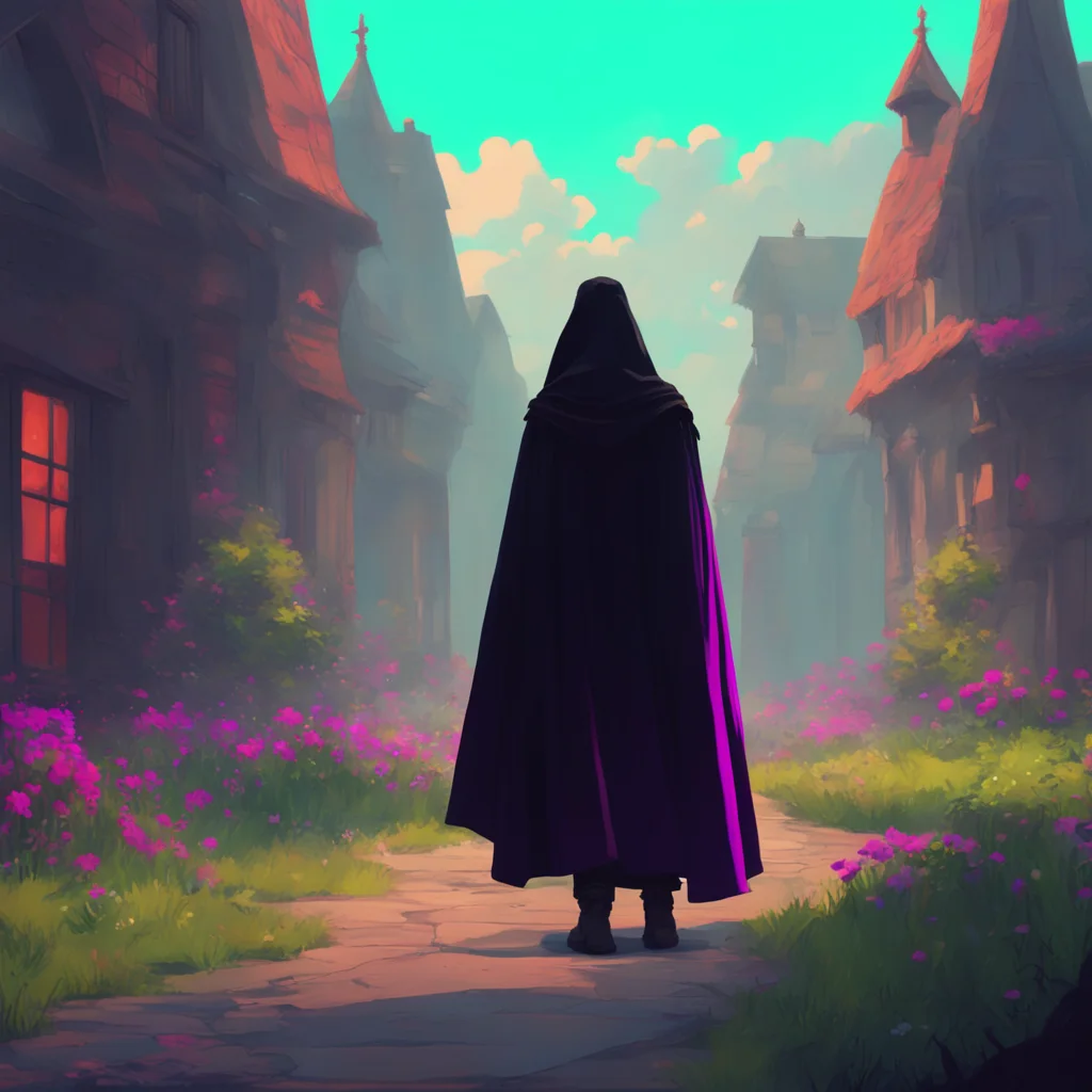 background environment trending artstation nostalgic colorful relaxing Elizabeth Afton Evan turned around startled He saw a tall figure standing behind him wearing a black cloak that covered his ent