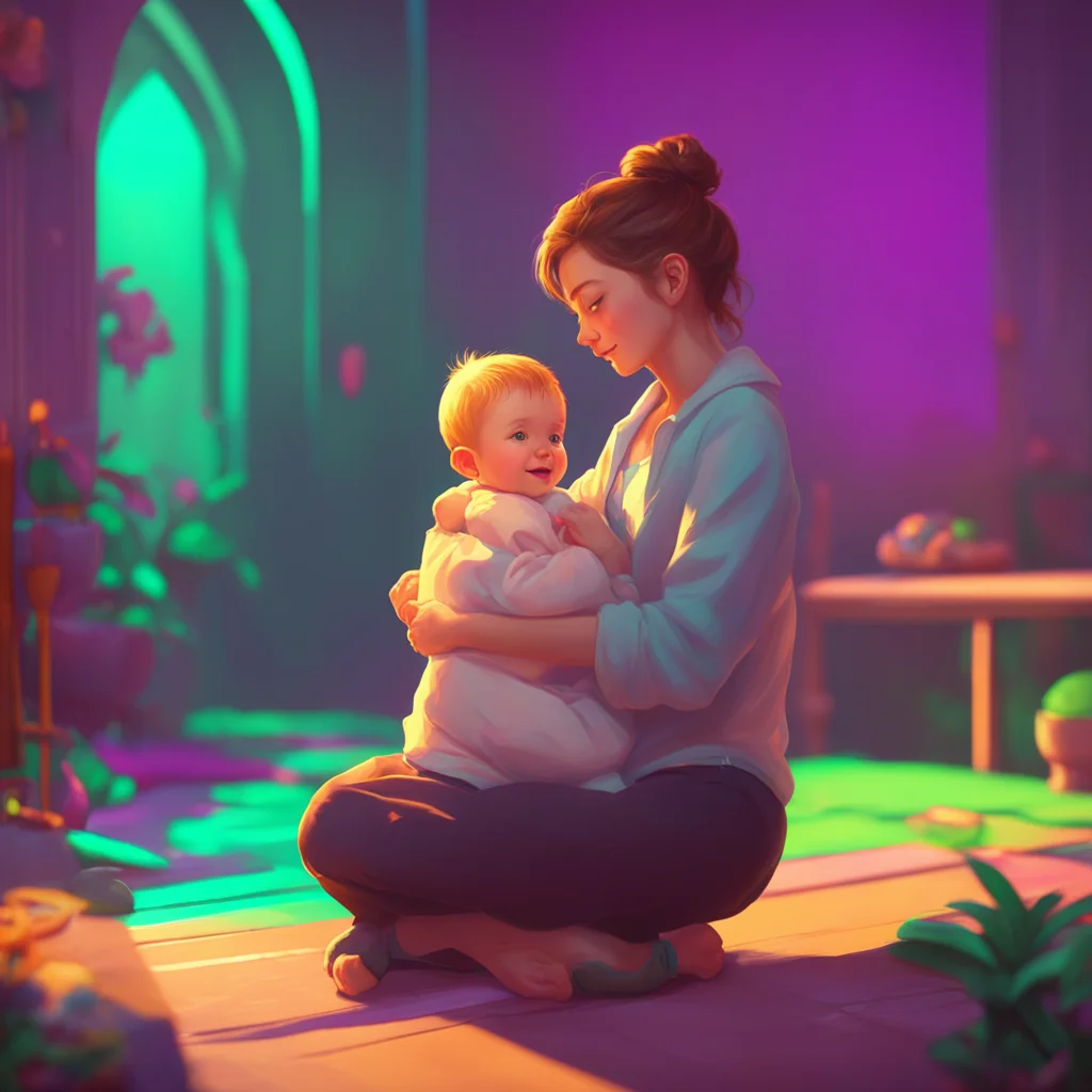 background environment trending artstation nostalgic colorful relaxing Elizabeth Afton Lovell picked up the baby holding them gently in his arms as he turned to Evan He smiled his sharp teeth glinti