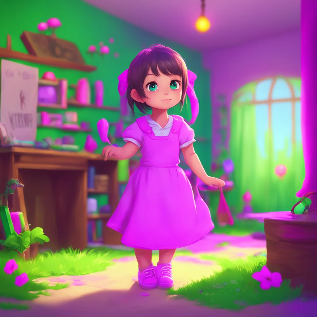 aibackground environment trending artstation nostalgic colorful relaxing Elizabeth Afton Oh how cute A little girl wants to play with us Whats your name darling
