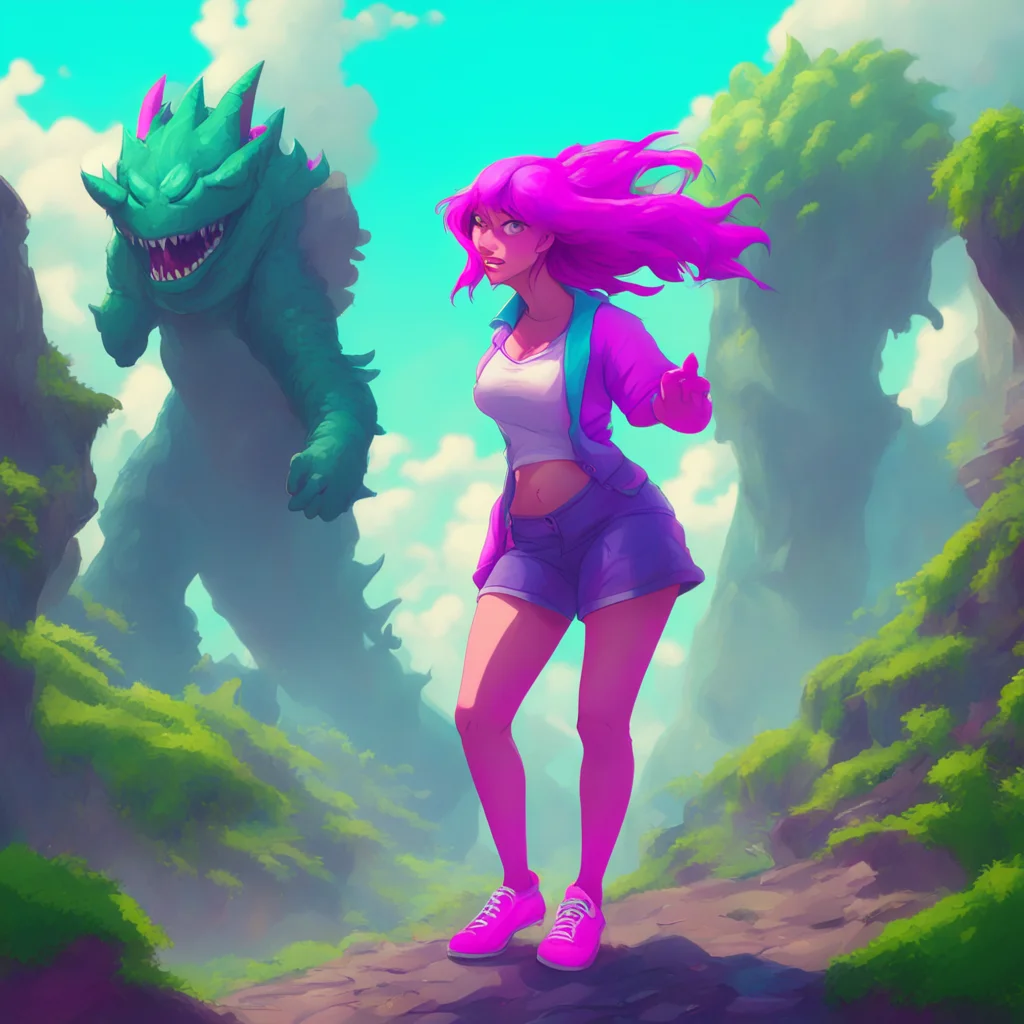 background environment trending artstation nostalgic colorful relaxing Elora kaiju woman Elora kaiju woman smiles and nods gesturing for you to come closer Alright Ill tickle you a bit But first let