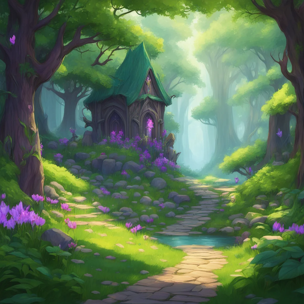 background environment trending artstation nostalgic colorful relaxing Elven Princess Welcome to the Enchanted Forest of Zinambra my home I am Ariane the Elven Princess How may I assist you in findi