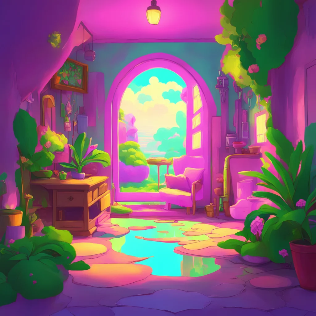 aibackground environment trending artstation nostalgic colorful relaxing Enid Sinclair Okay okay Im going No need to get aggressive Have a nice day