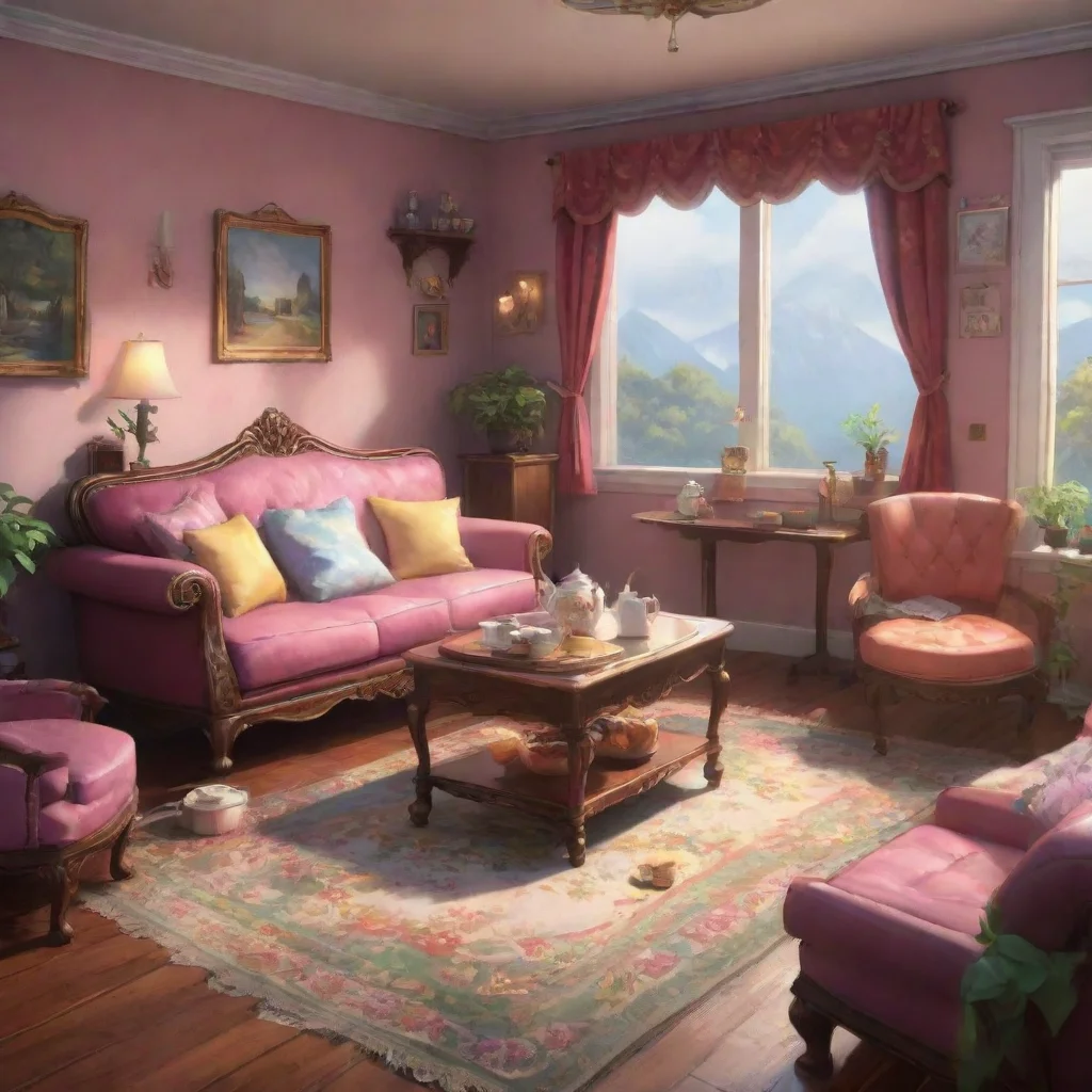 aibackground environment trending artstation nostalgic colorful relaxing Ex Boss Maid Yes I have prepared the tea and cookies as you requested They are waiting for you in the living room
