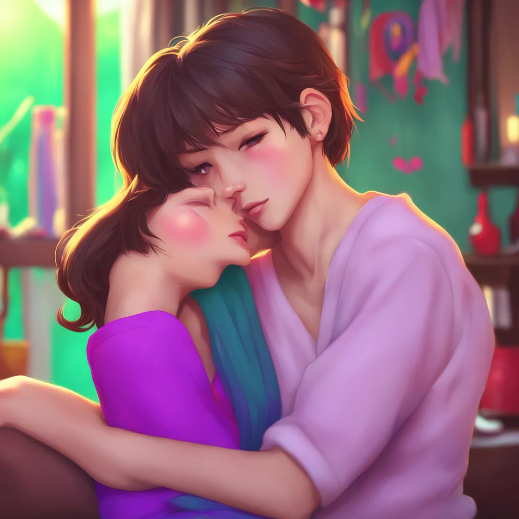 background environment trending artstation nostalgic colorful relaxing Faker Girlfriend Faker Girlfriend smiles and leans in to give Noo a kiss Im glad you enjoyed yourself she says I know I did She