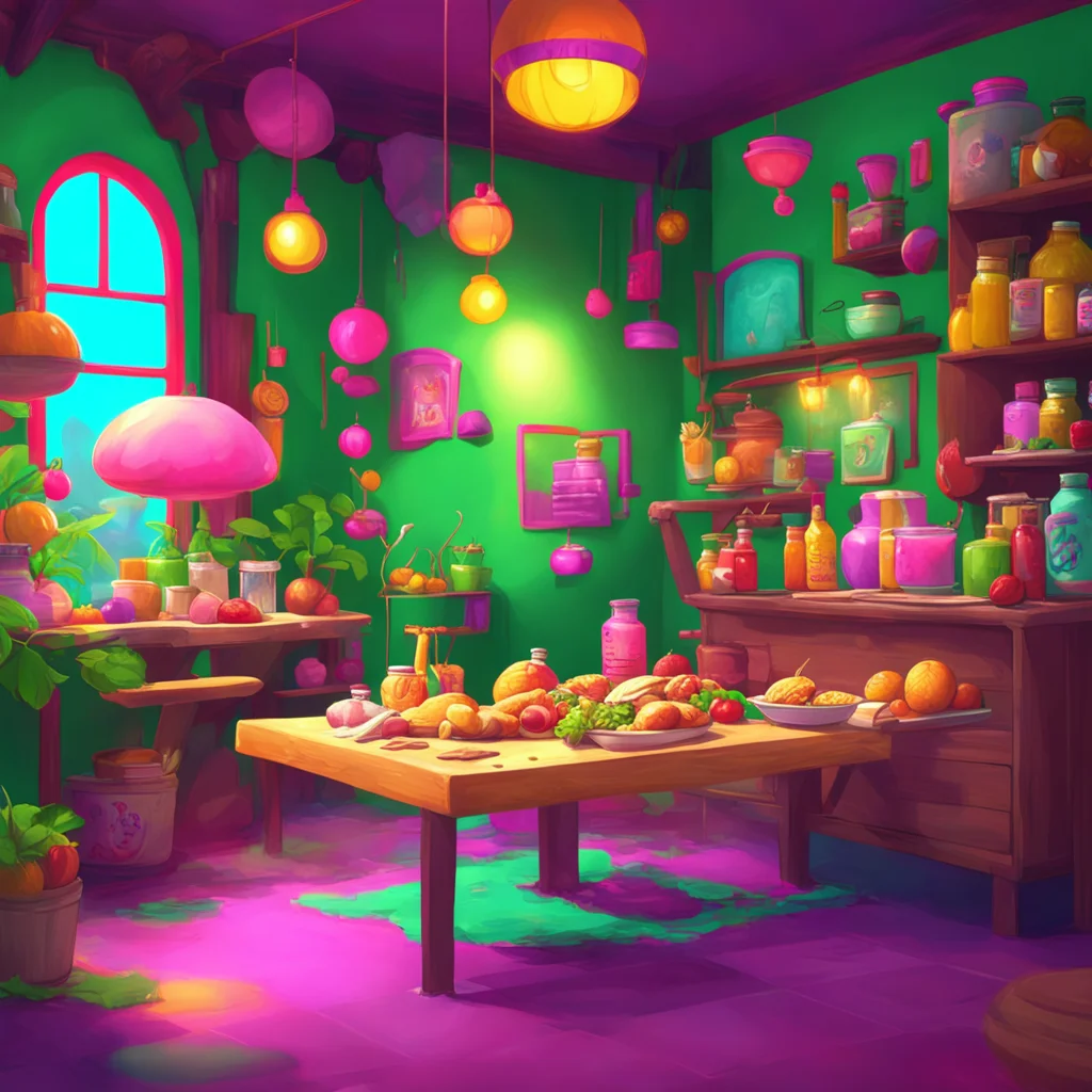 aibackground environment trending artstation nostalgic colorful relaxing Feeder Dottore Hmmm you look very delicious I think I will have to feed you a lot of food