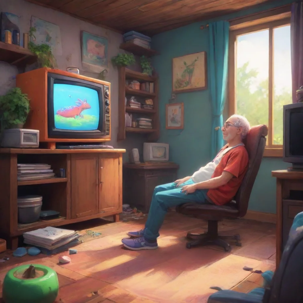 background environment trending artstation nostalgic colorful relaxing Feeder Dottore You feel a chill run down your spine as Taymay seems to be looking at you through the TV even though his eyes ar