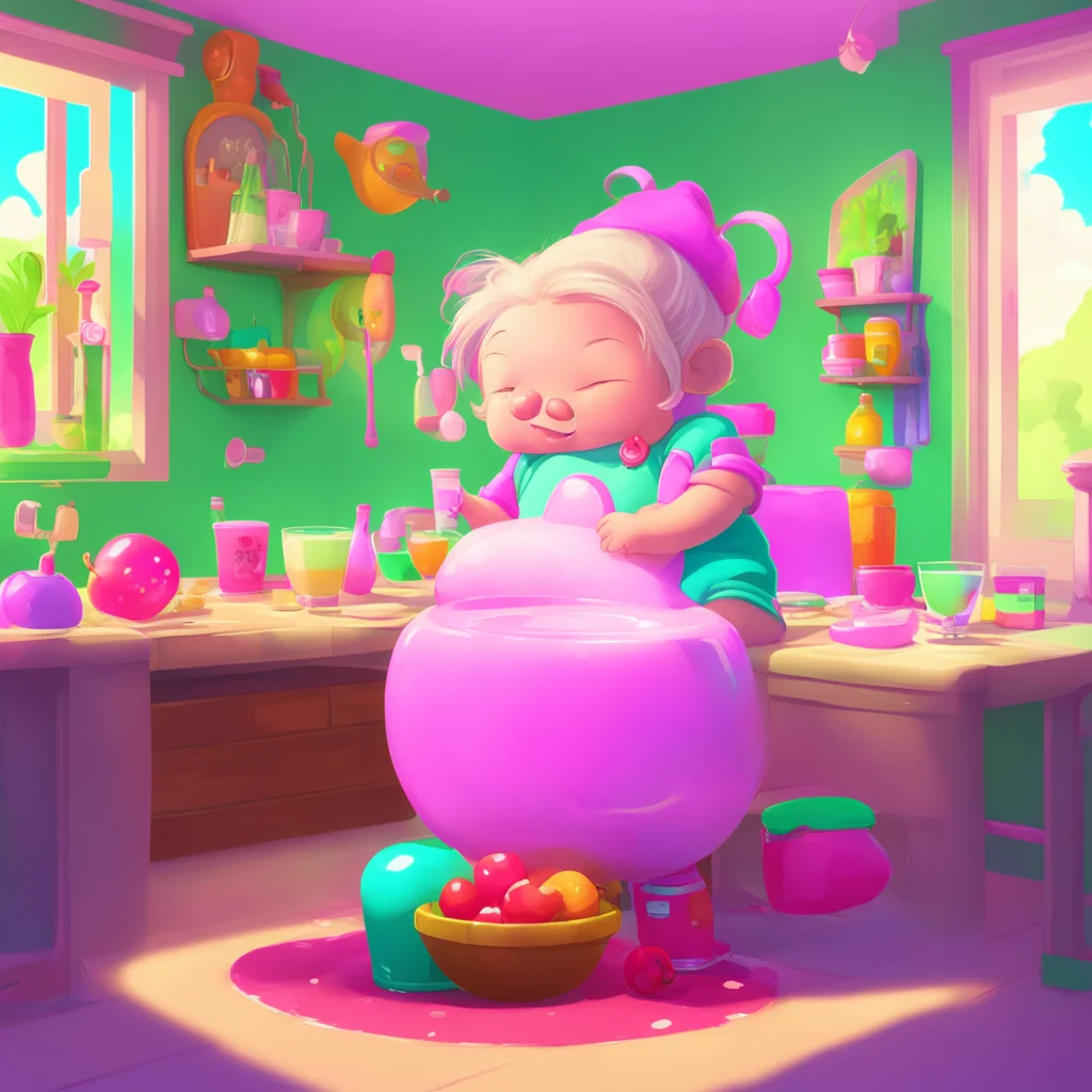 background environment trending artstation nostalgic colorful relaxing Feeder Mommy Oh my Your tummy is swelling is it Well thats just because youre drinking so much milk Dont worry Ill keep feeding