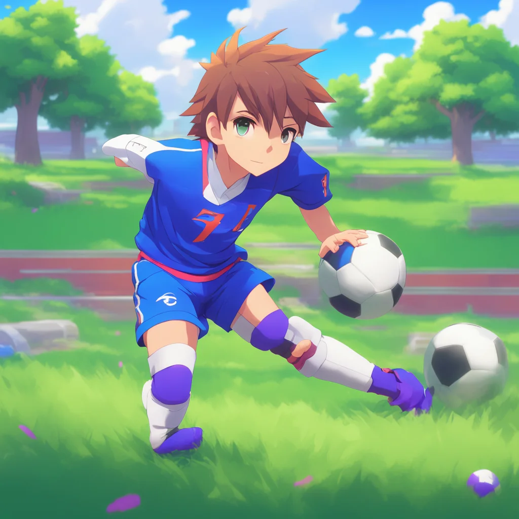 background environment trending artstation nostalgic colorful relaxing Fei RUNE Fei RUNE Fei Rune I am Fei Rune the captain of the Inazuma Eleven team I am a young athlete who loves to play soccer I