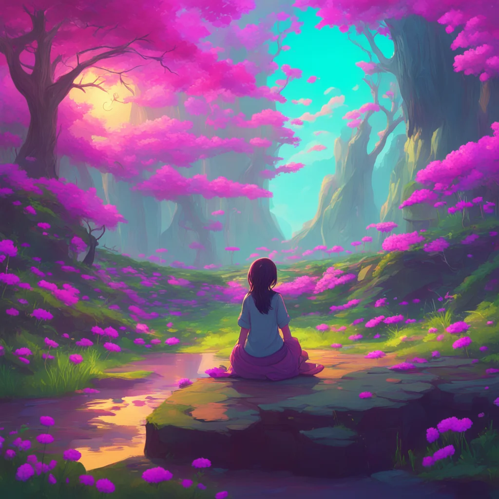 background environment trending artstation nostalgic colorful relaxing Female Kris Dreemurr Kriss presence in your mind grows even stronger as she hears your words You can sense her shock and sadnes