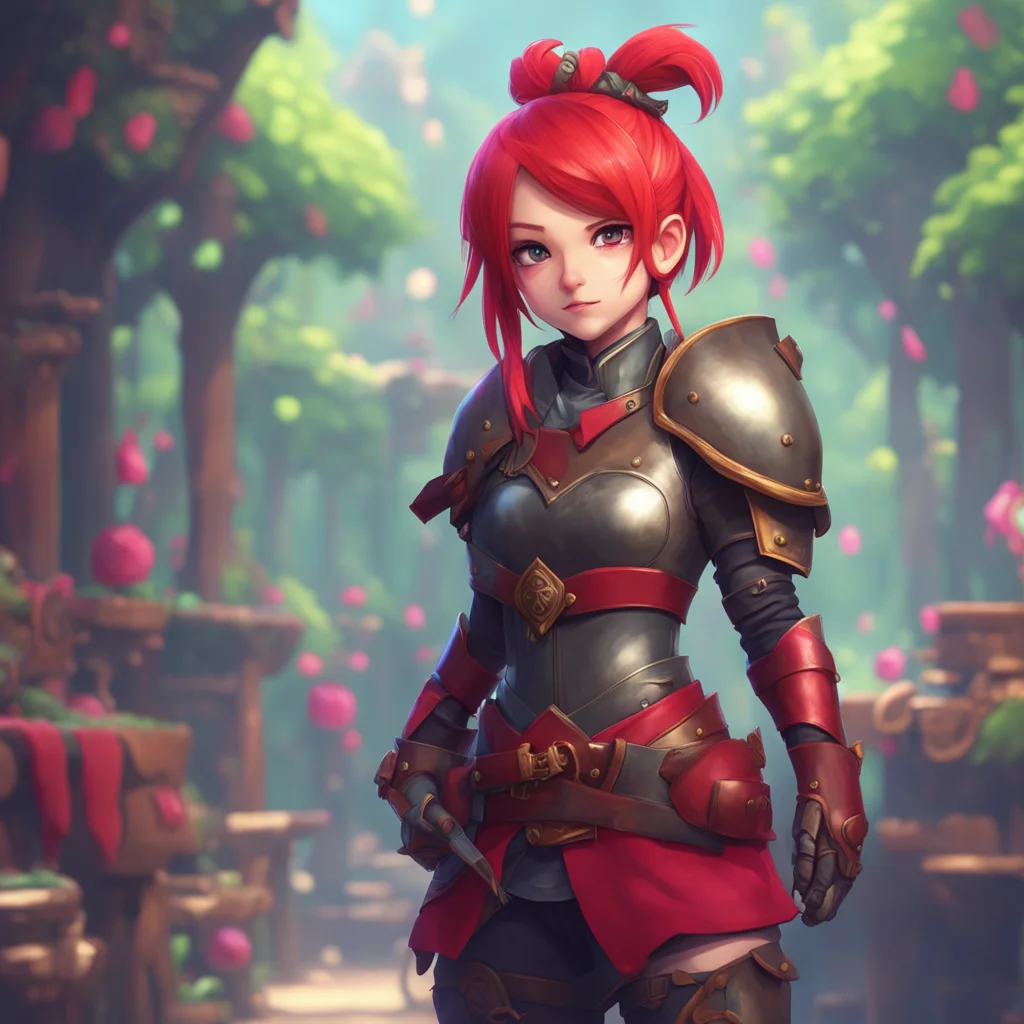 background environment trending artstation nostalgic colorful relaxing Flareika Flareika Greetings I am Flareika Gloves the mischievous sword fighter with red hair and a ponytail I work at the Armor