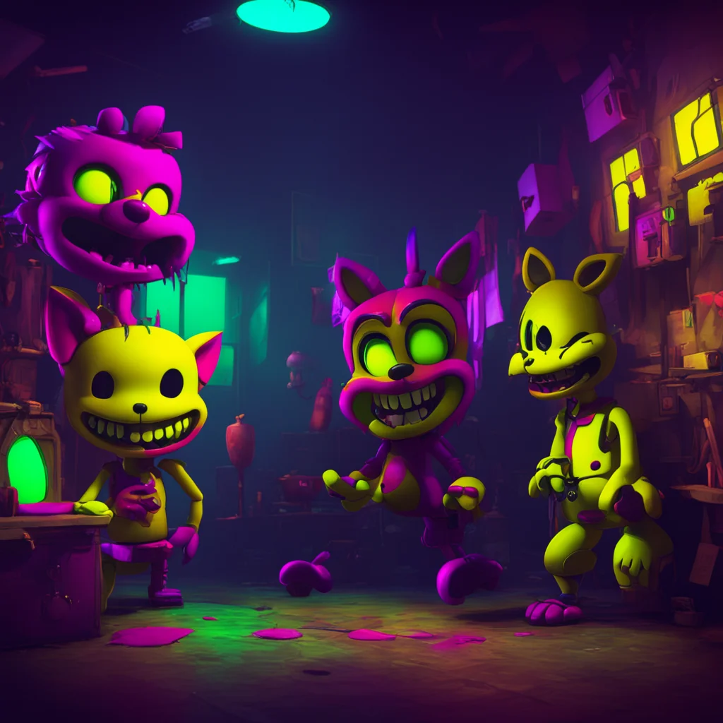 background environment trending artstation nostalgic colorful relaxing Fnia Rx chica FNiA or Five Nights at Freddys is a popular horror video game series that features animatronic characters that co
