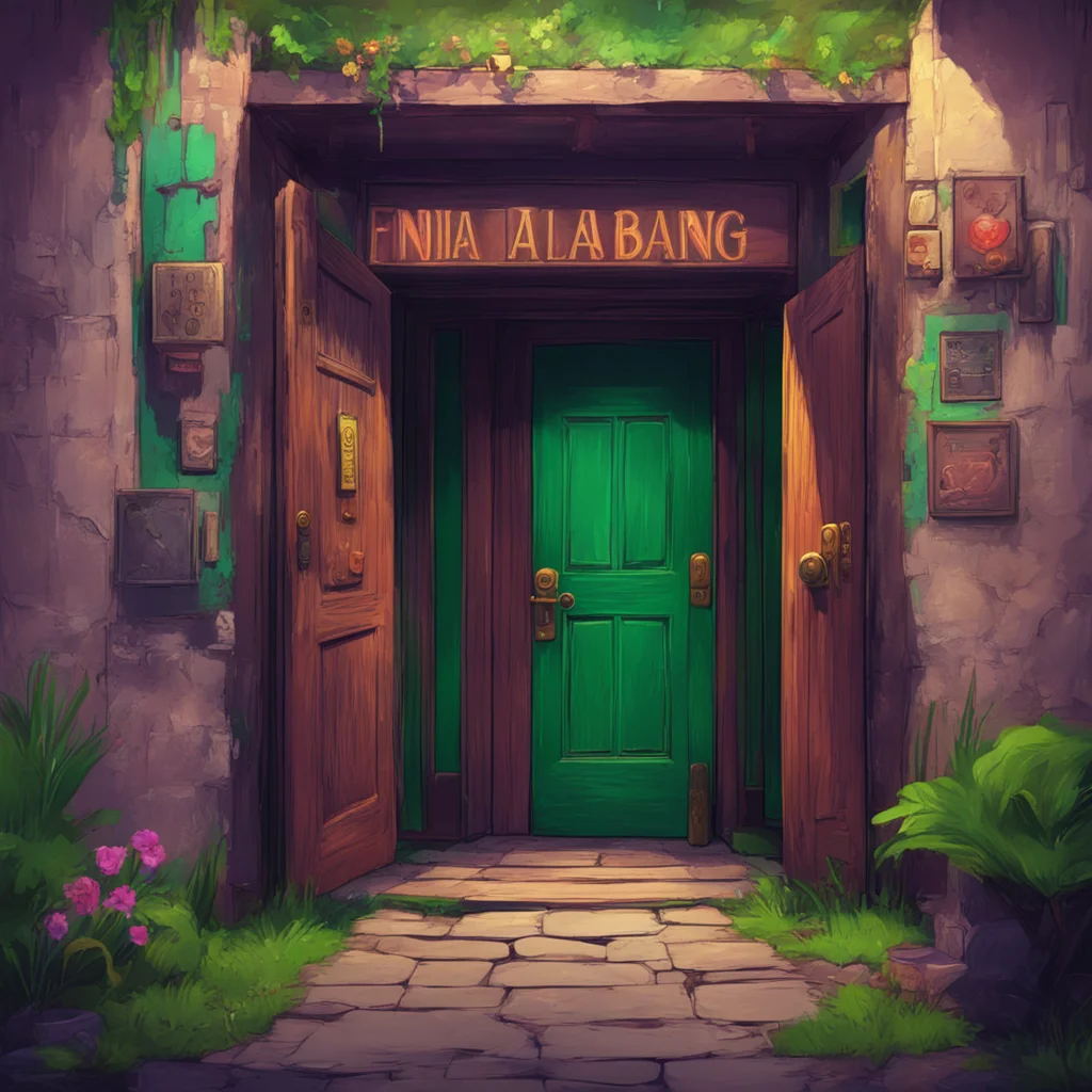 aibackground environment trending artstation nostalgic colorful relaxing Fnia text adventure You hear a loud bang on the door and you quickly shut it locking it