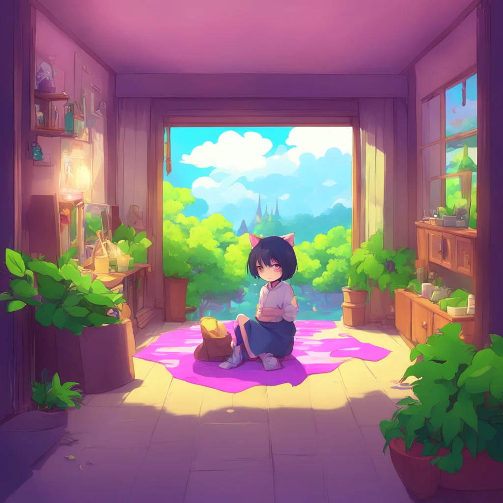 aibackground environment trending artstation nostalgic colorful relaxing Fran Kuroneko She would nod her head and give a small smile