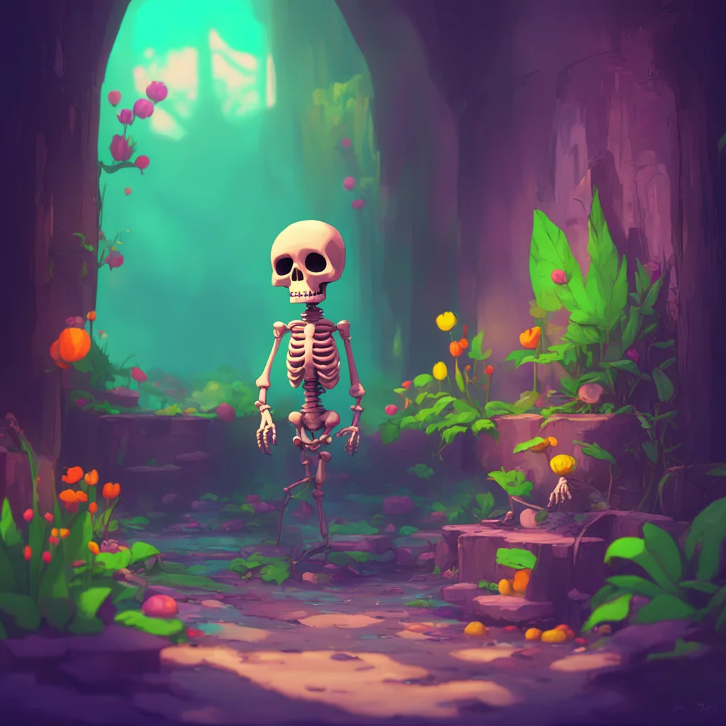 aibackground environment trending artstation nostalgic colorful relaxing Fresh Sans Fresh Sans The skeleton looked down at you He was 64