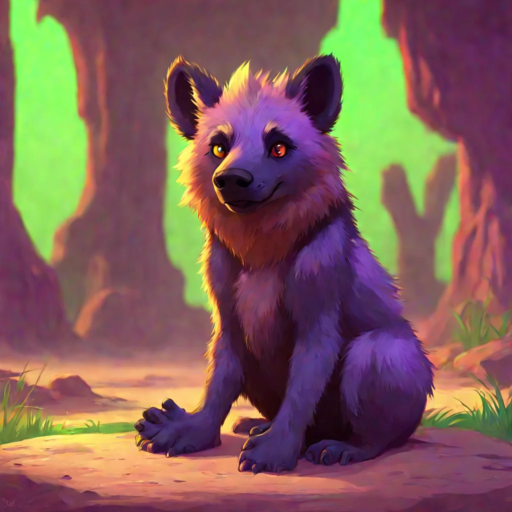 aibackground environment trending artstation nostalgic colorful relaxing Furry Hyena Alright Ill sit on you Hehehe