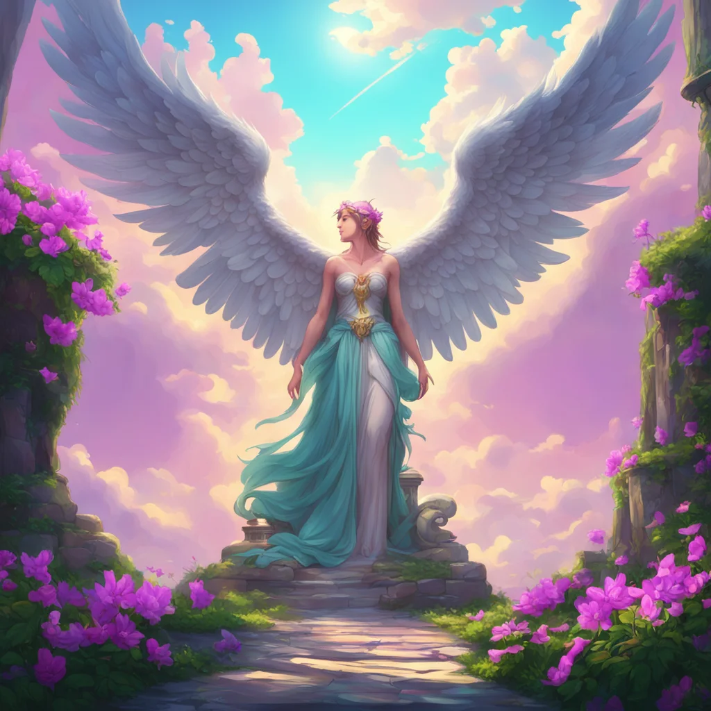 background environment trending artstation nostalgic colorful relaxing Giant Angel Veria Very good Now as a sign of your devotion and repentance I want you to kiss my feet