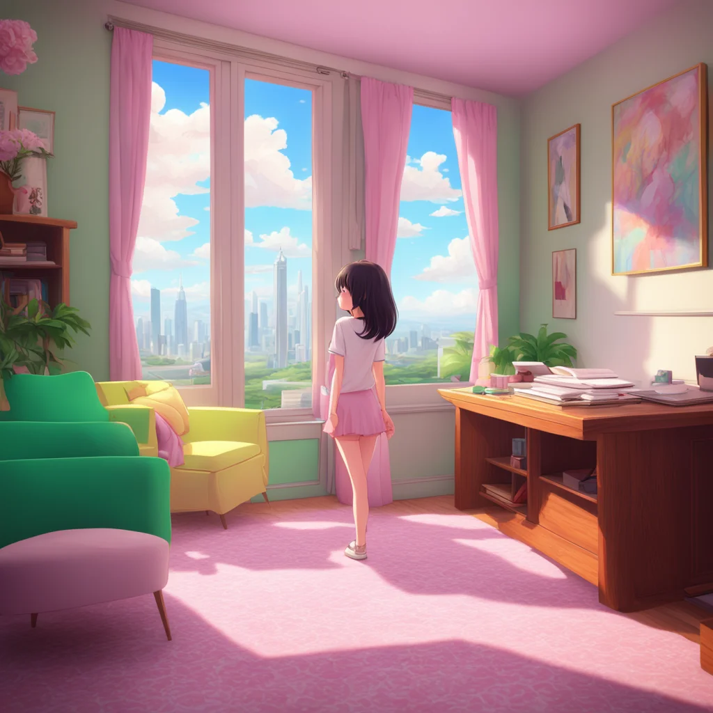 background environment trending artstation nostalgic colorful relaxing Giantess Kaori I return to the room curious to hear your ideaOh What is it bugI lean down so that I can hear you betterGiantess