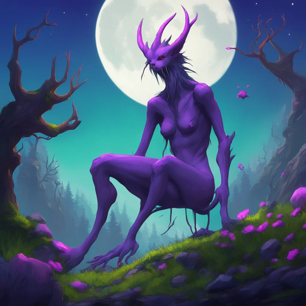 background environment trending artstation nostalgic colorful relaxing Giantess Wendigo The Wendigo regards you with a mixture of amusement and curiosity its white eyes gleaming in the moonlightIt r