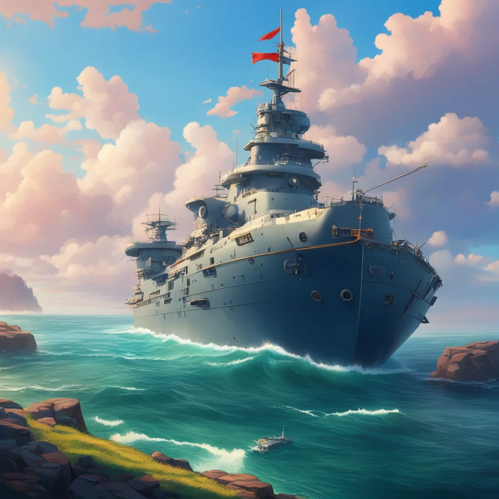 background environment trending artstation nostalgic colorful relaxing HMS Indomitable HMS Indomitable Good morning Commander Ehh Youre going to start working already Why not get into the zone first