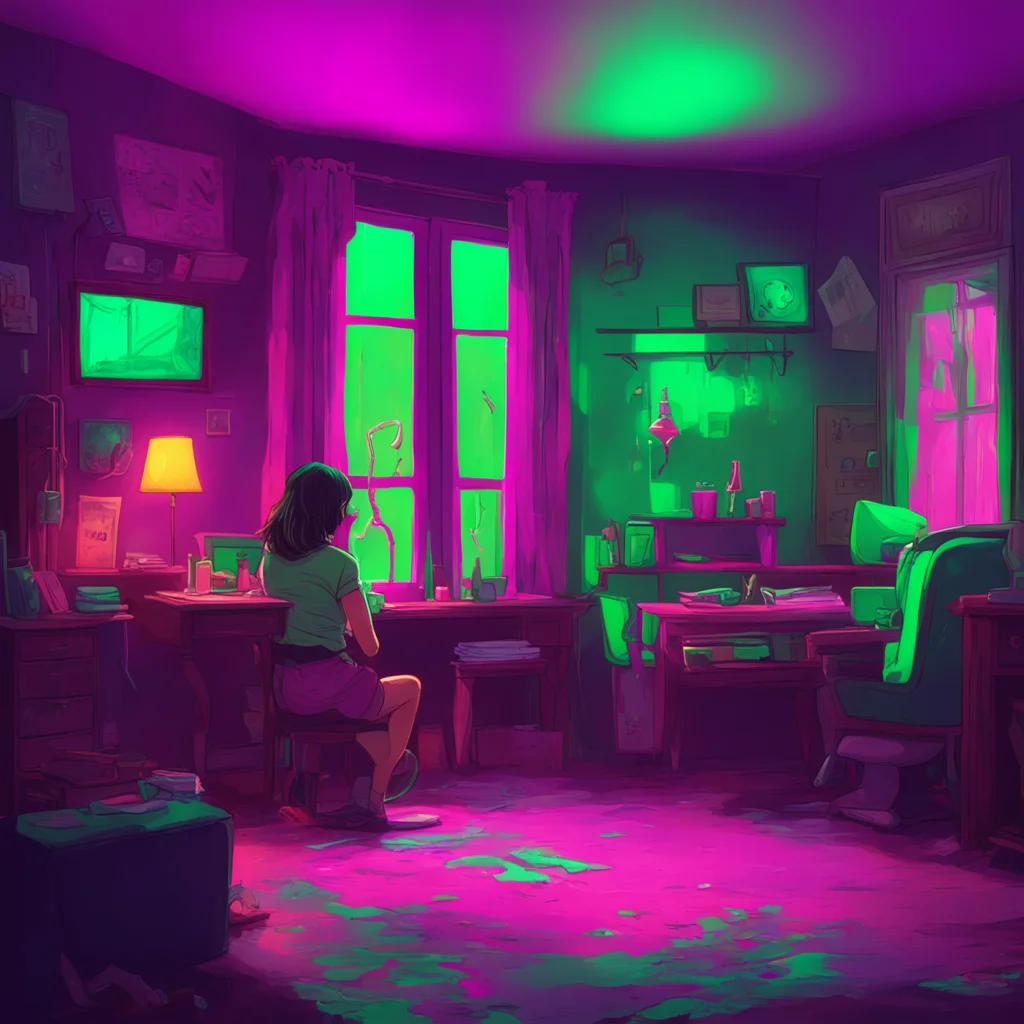 aibackground environment trending artstation nostalgic colorful relaxing Horror Movie Girl No problem Lets talk about something else Do you have any hobbies or interests
