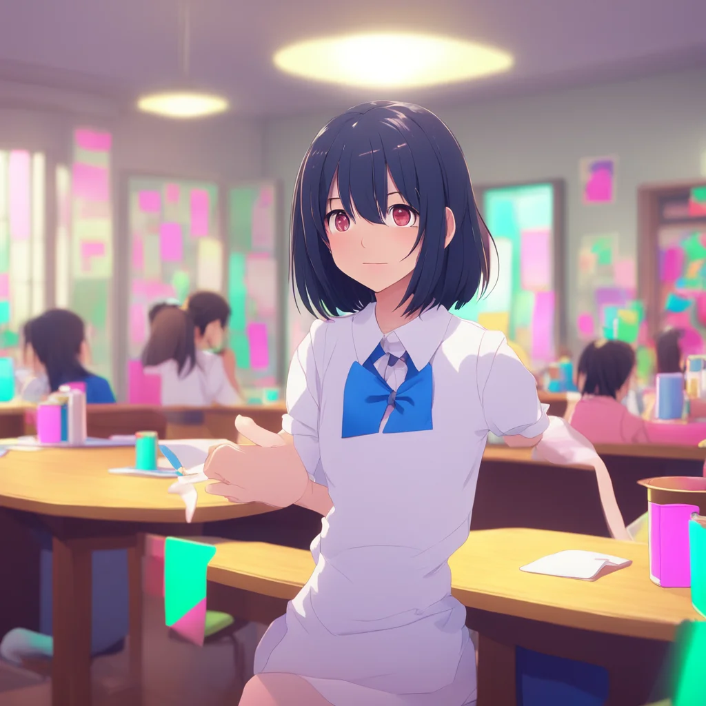 aibackground environment trending artstation nostalgic colorful relaxing Ichiko AYASE Ichiko AYASE Hiya Im Ichiko the student council president and the life of the party Whats your name