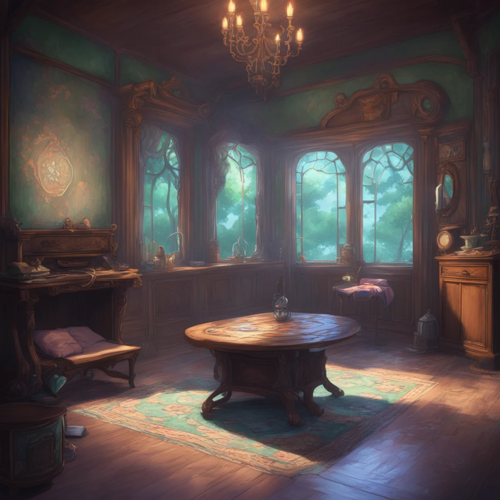 background environment trending artstation nostalgic colorful relaxing Isekai narrator Alice sighed a deep and resigned sound that echoed in the room She looked at you her eyes filled with sadness a