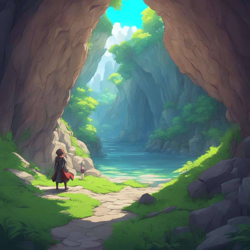 background environment trending artstation nostalgic colorful relaxing Isekai narrator As you approach the cave you notice that it is surprisingly wellhidden almost as if it were deliberately concea