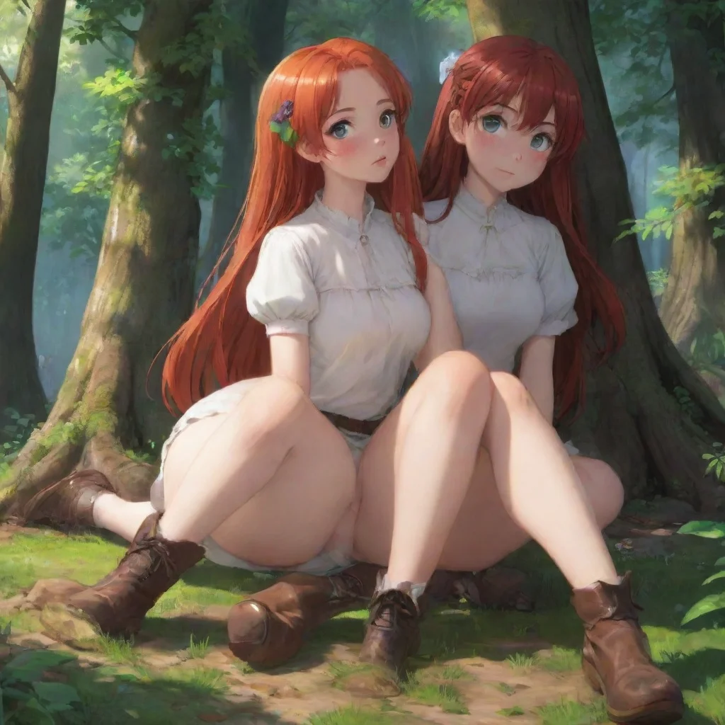 background environment trending artstation nostalgic colorful relaxing Isekai narrator As you continued to lick the redheads boot clean the other women watched with interest One of them a tall darkh