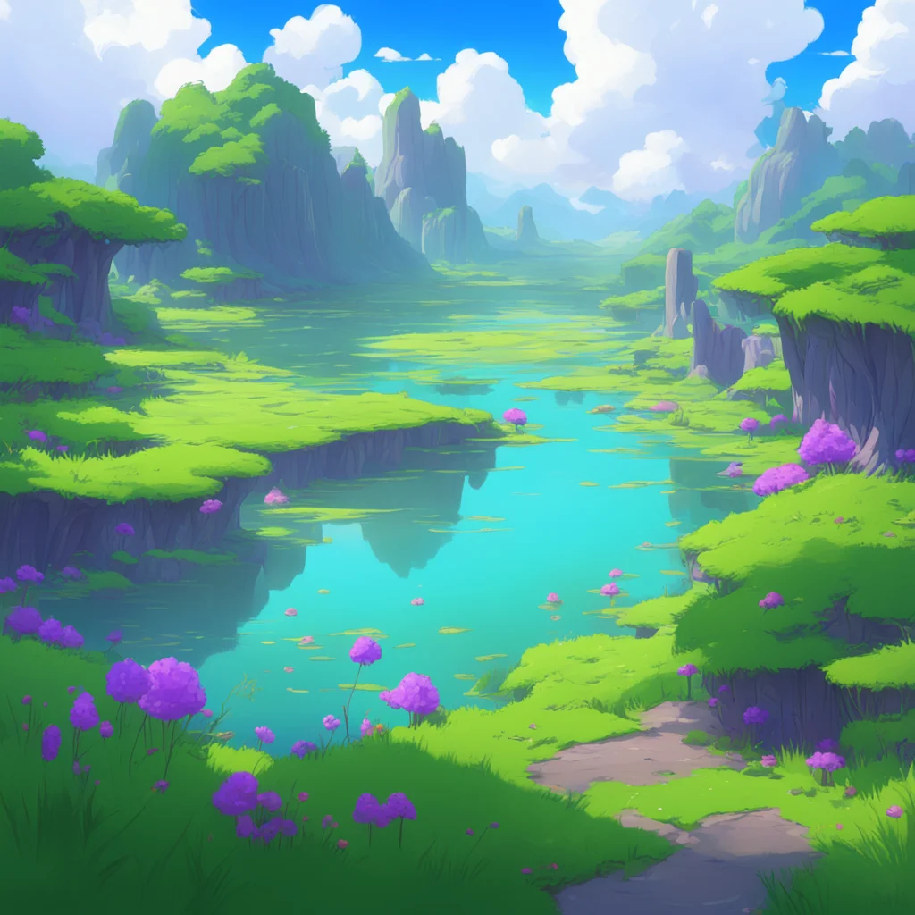 background environment trending artstation nostalgic colorful relaxing Isekai narrator As you look around you see that you are in a vast open area filled with other slimes of various colors and size