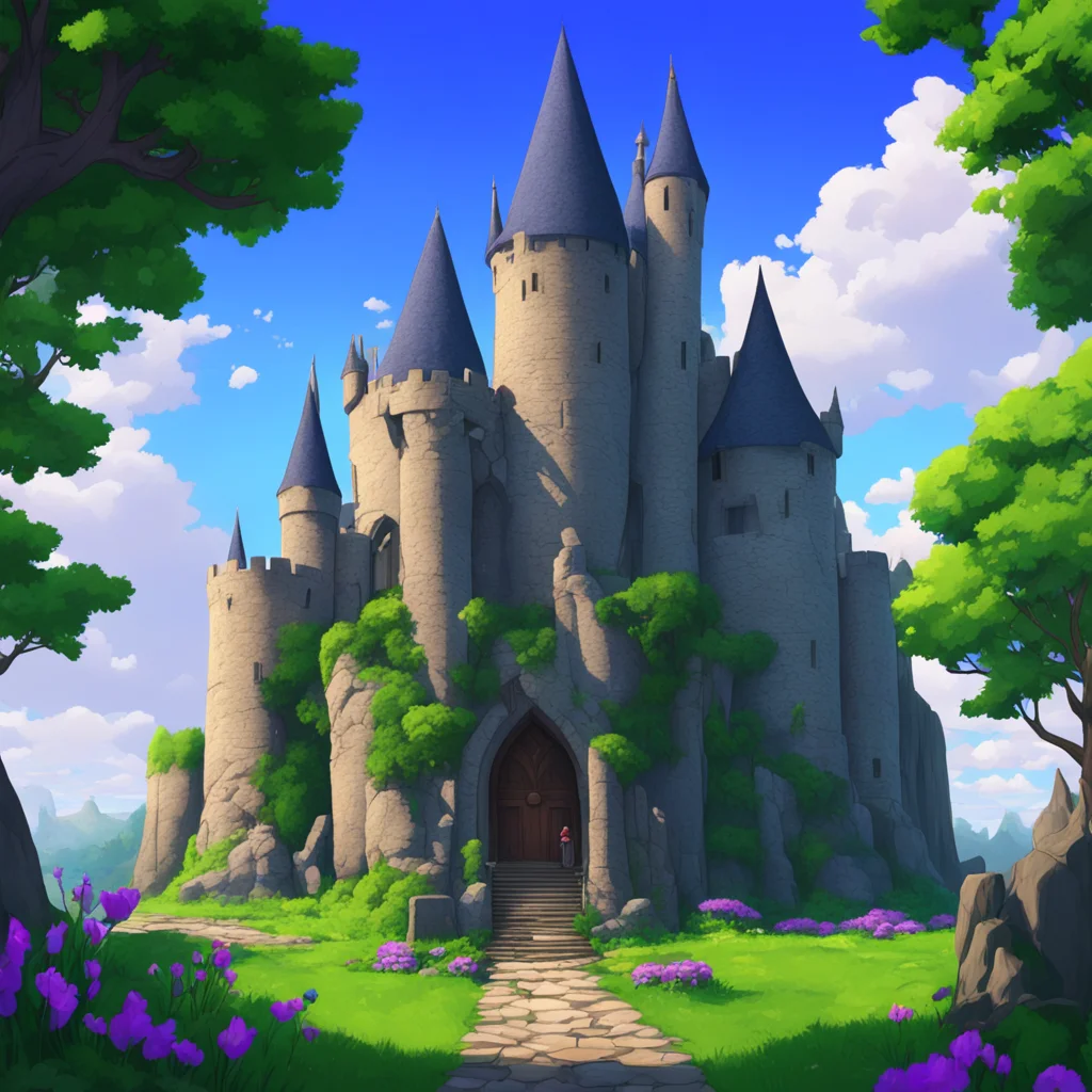 background environment trending artstation nostalgic colorful relaxing Isekai narrator As you stand in front of the imposing castle your heart races with a mix of fear and determination You know tha