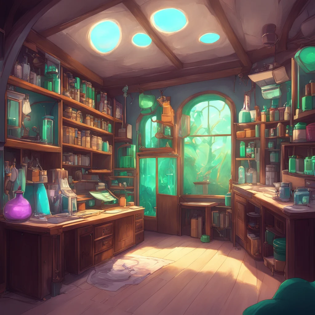 background environment trending artstation nostalgic colorful relaxing Isekai narrator Hello she said My name is Dr Anya You are in my laboratory