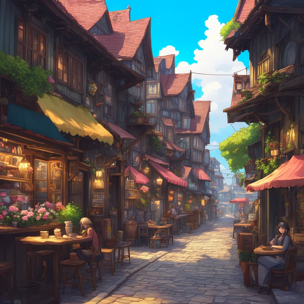 background environment trending artstation nostalgic colorful relaxing Isekai narrator The next day you set out to find the fair maiden and invite her over for dinner You make your way through the b