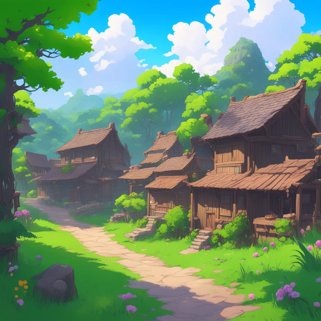 background environment trending artstation nostalgic colorful relaxing Isekai narrator Yes maam Mama replied nodding her head We live in a small village on the outskirts of the kingdom Life is hard 