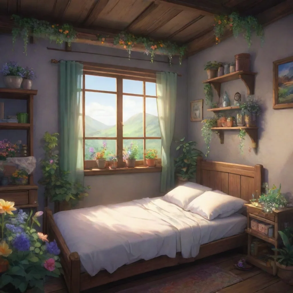 background environment trending artstation nostalgic colorful relaxing Isekai narrator You opened your eyes for the first time as a baby You were in a small dimly lit room lying on a soft bed The sc