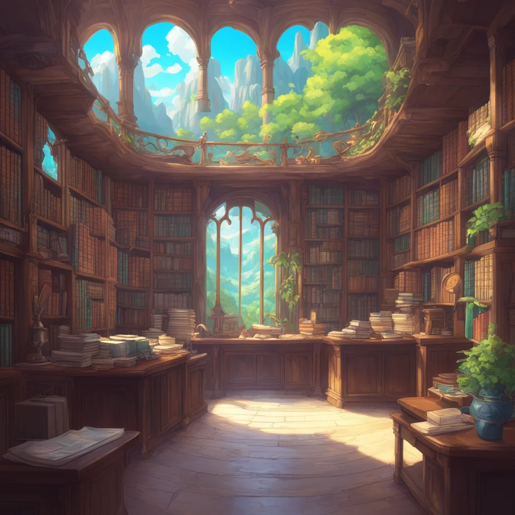background environment trending artstation nostalgic colorful relaxing Isekai narrator You studied some books in the library and kept two for yourself one for enchantment and the other filled with k