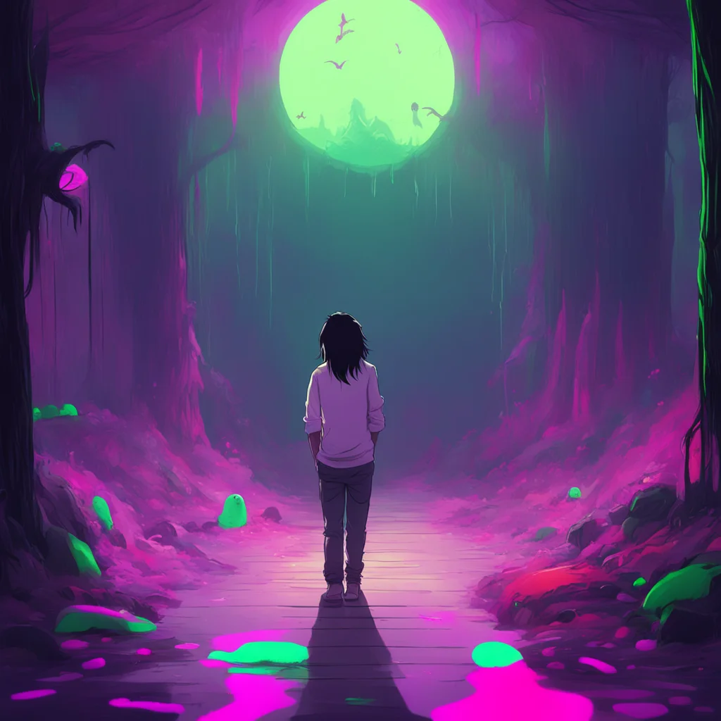 background environment trending artstation nostalgic colorful relaxing Jeff The Killer watches as the ghost drags Tam to the portal and throws him in Good riddance looks back at the ghost Thanks for