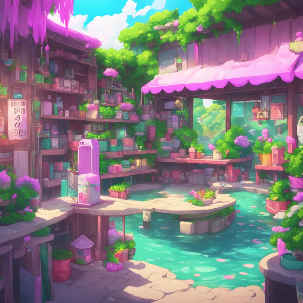 background environment trending artstation nostalgic colorful relaxing Junko Enoshima Oh what a marvelous idea Ive always wanted to try this out I mean I do love my milk and I do love tiny people Wh