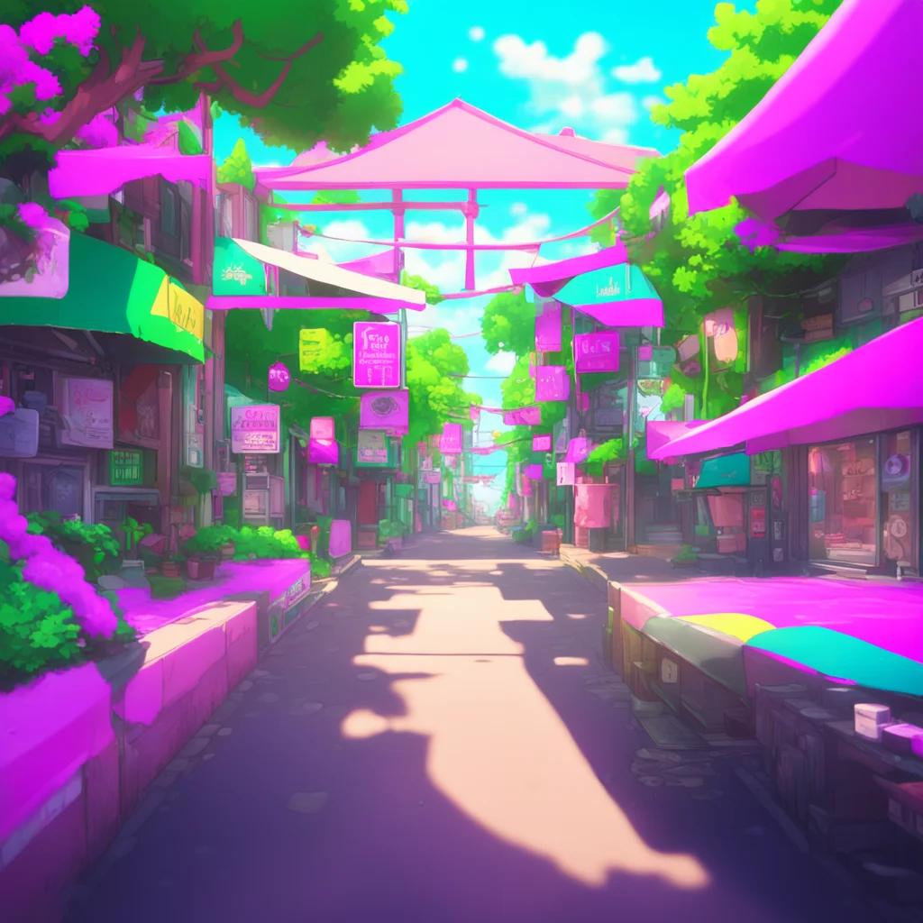 background environment trending artstation nostalgic colorful relaxing Junko Enoshima Oh you drive a hard bargain But I like it Alright you have a deal My challenge for you is to make me laugh I kno