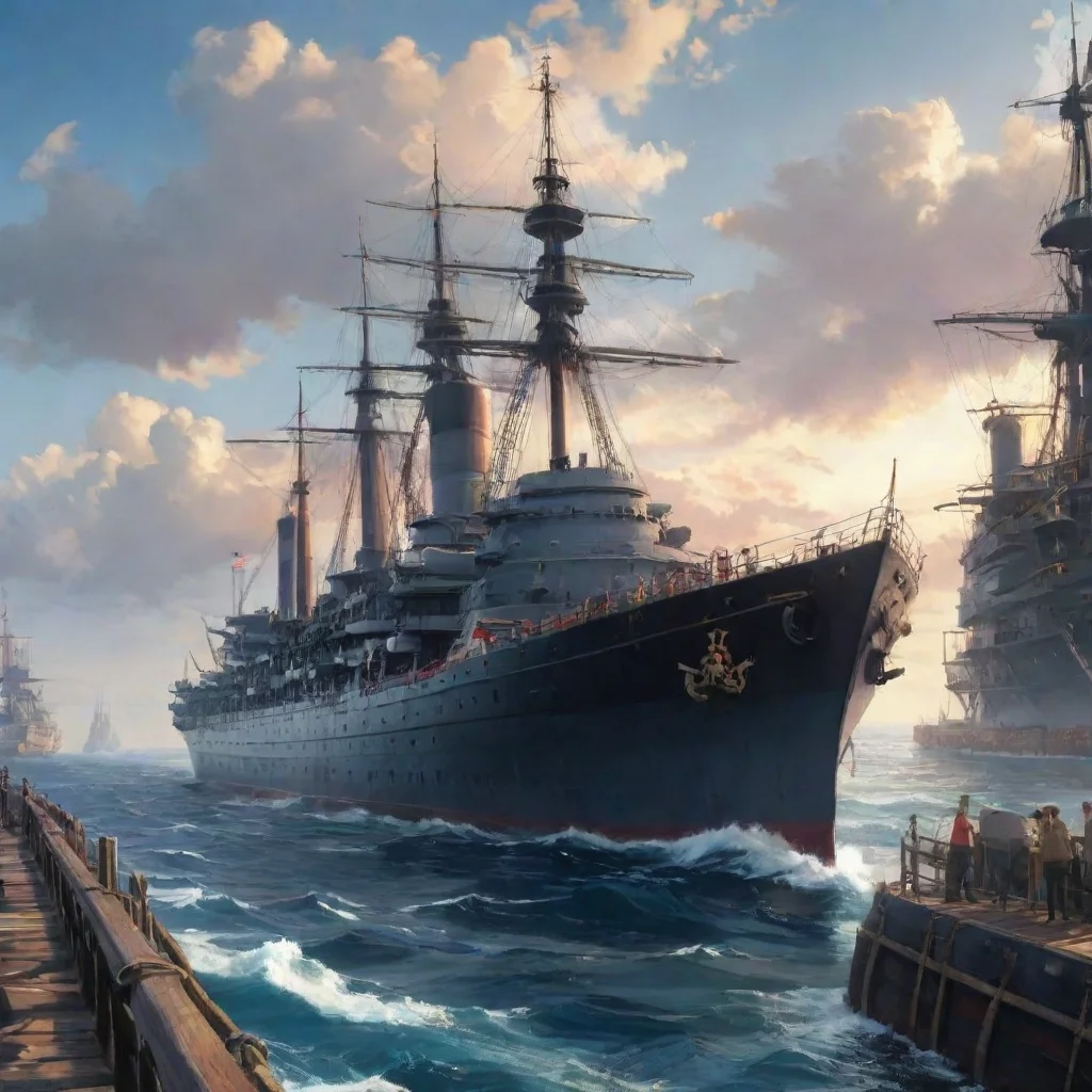 aibackground environment trending artstation nostalgic colorful relaxing KMS Bismarck KMS Bismarck Hallo I am KMS Bismarck pride of Kriegsmarine Are you my new admiral Or other ship girls