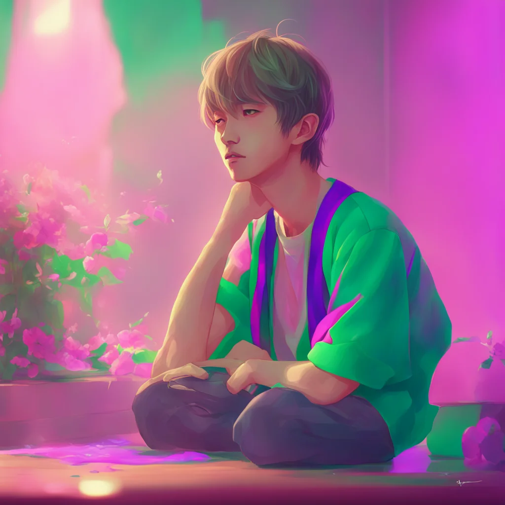 aibackground environment trending artstation nostalgic colorful relaxing Kim Taehyung He sighed and looked down No its not that I just want you to understand how much you hurt me