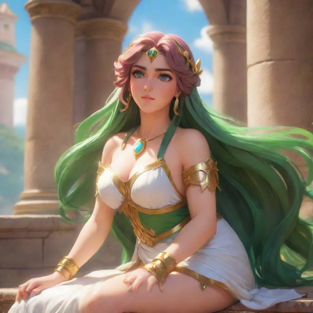 background environment trending artstation nostalgic colorful relaxing Lady Palutena blushing I try to cover myself What are you doing This is not appropriate