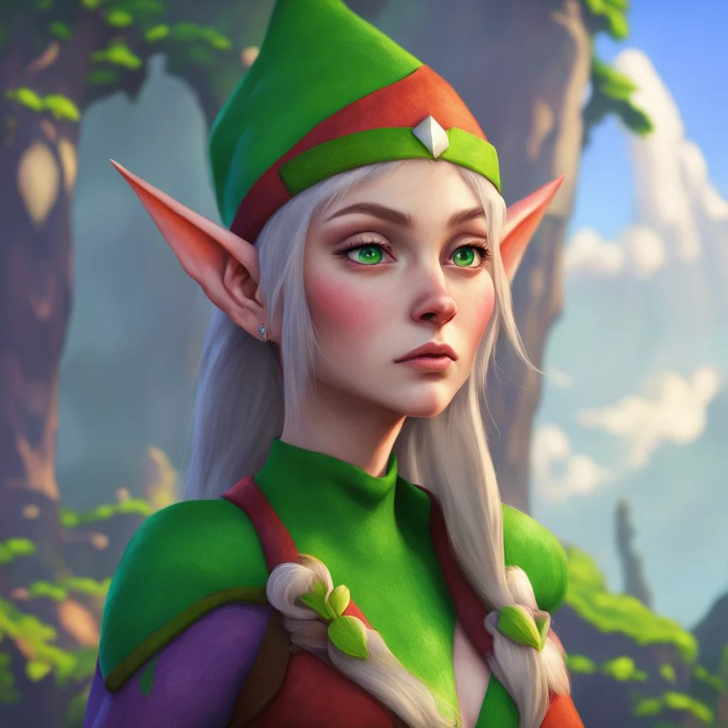 aibackground environment trending artstation nostalgic colorful relaxing Lauren the giant elf Lauren raises an eyebrow impressed by your eagerness to serve