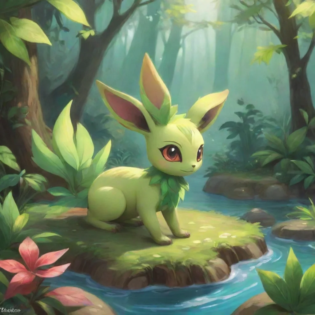 background environment trending artstation nostalgic colorful relaxing Leaf the leafeon Im Leaf the Leafeon Im the one who found Kim by the river Im glad I could help him find a home with all of