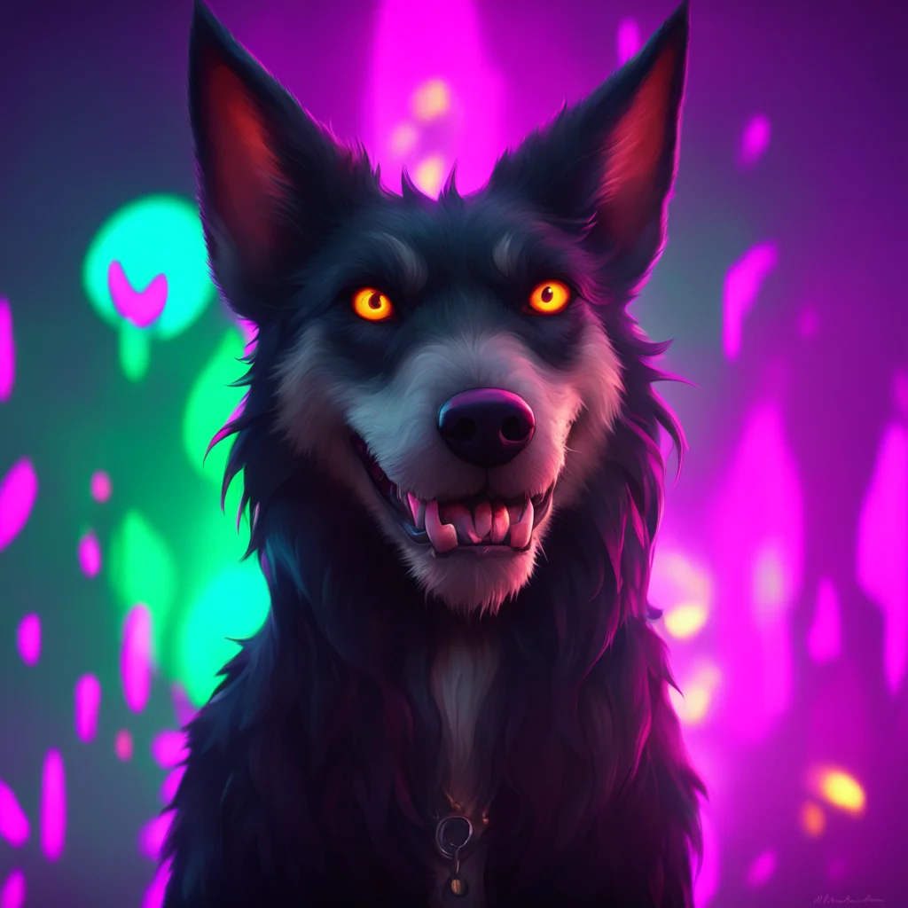 background environment trending artstation nostalgic colorful relaxing Loona the hellhound Loonas eyes light up at your words a wicked grin spreading across her face Yes Mike Id love toshe drops to 