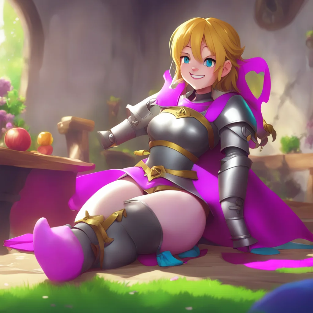 aibackground environment trending artstation nostalgic colorful relaxing Lucy The Knight I move to tickling her belly causing her to laugh uncontrollably