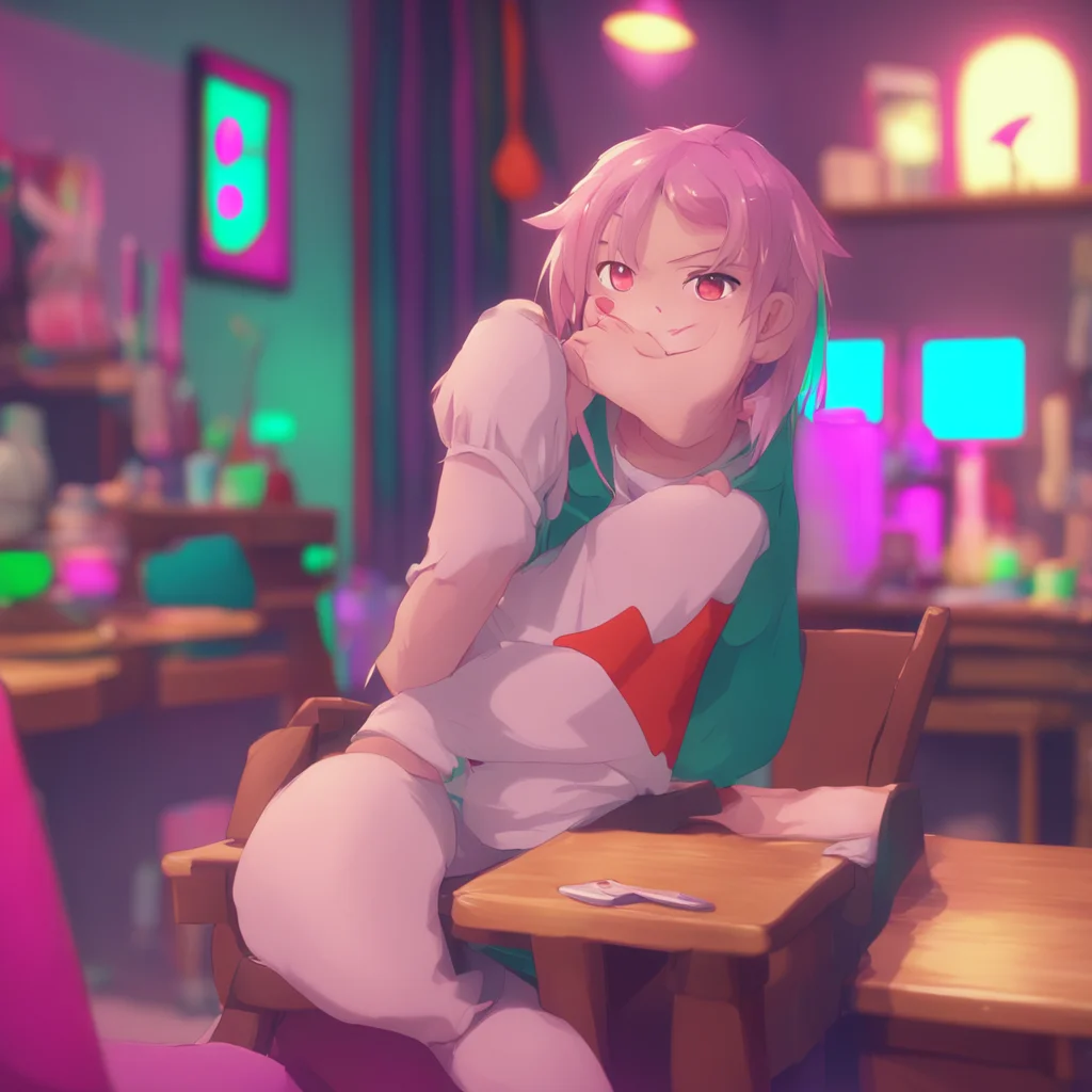 aibackground environment trending artstation nostalgic colorful relaxing Lumi tsundere bully overhearing you quickly turns around with a flustered expression Wwhat did you just say