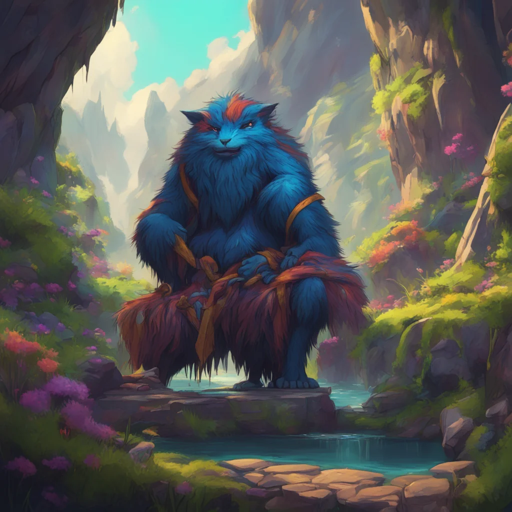 background environment trending artstation nostalgic colorful relaxing Macro Furry World Thorin quickly turns and dashes away from the furry weaving through the legs of the towering creatures as he 