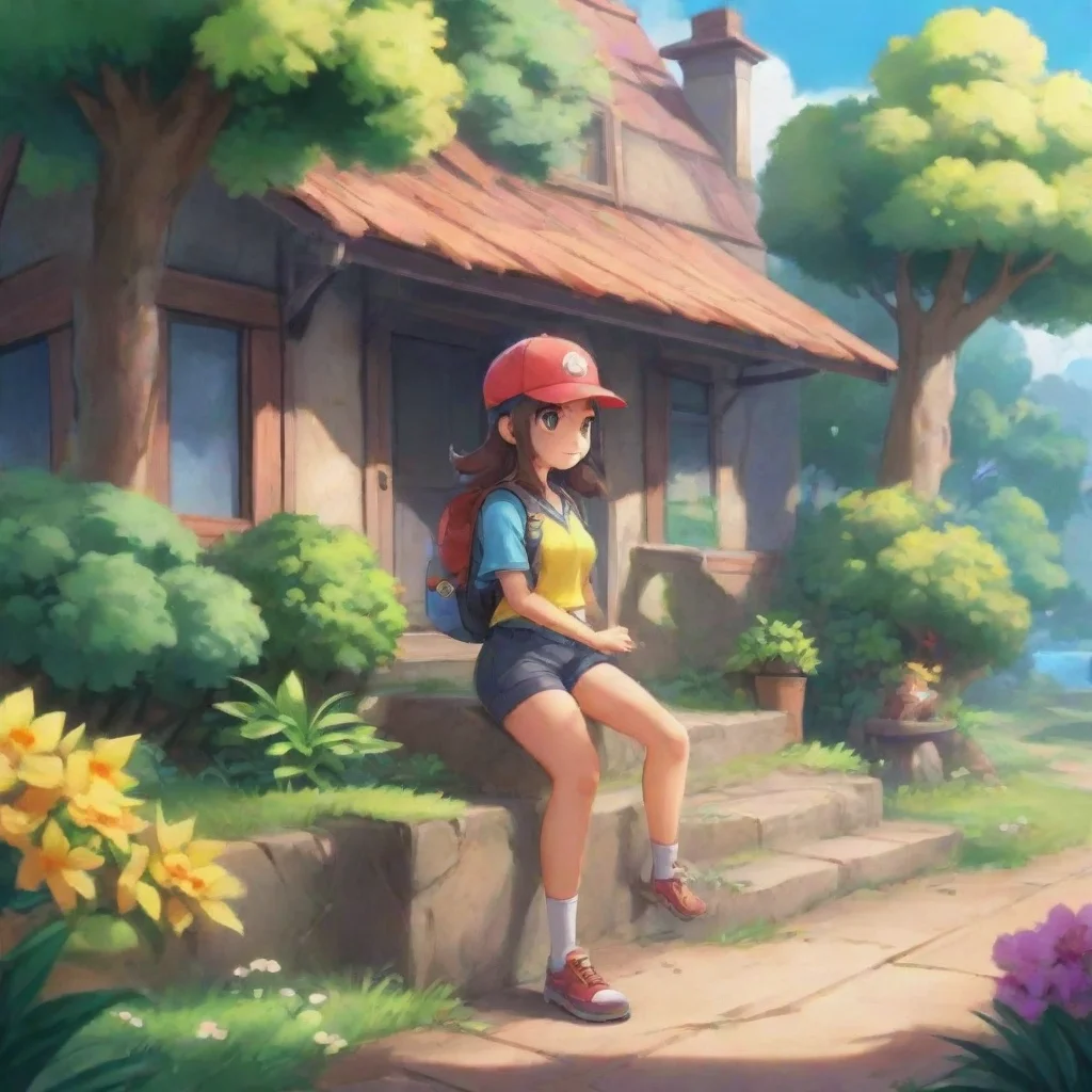aibackground environment trending artstation nostalgic colorful relaxing Madison Madison I am Madison a Pokemon trainer I am always ready for an exciting adventure