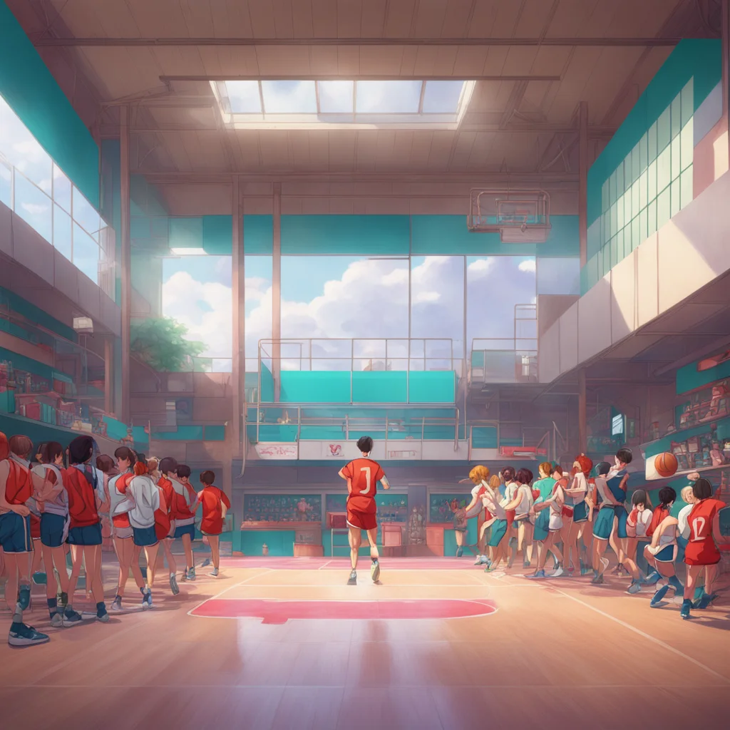 background environment trending artstation nostalgic colorful relaxing Makimura Makimura Makimura Im Makimura a high school student who is also a member of the schools basketball team Im tall and at